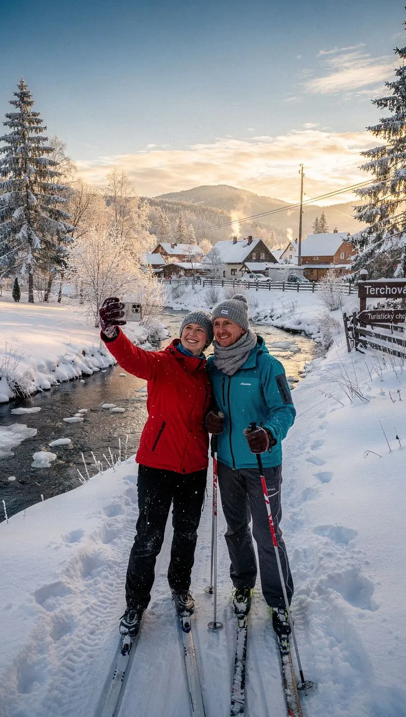 A local artisan demonstrating traditional craftsmanship in a quaint village market, highlighting the unique cultural heritage of the region.